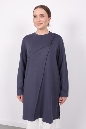 kristal nervür tunik