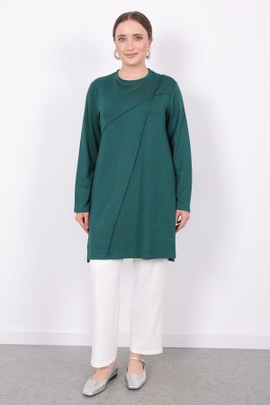 kristal nervür tunik