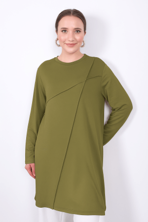 kristal nervür tunik