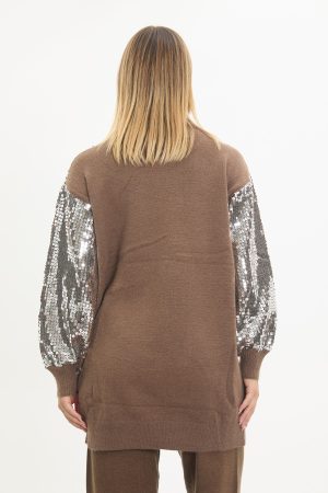 pul payetli triko kazak