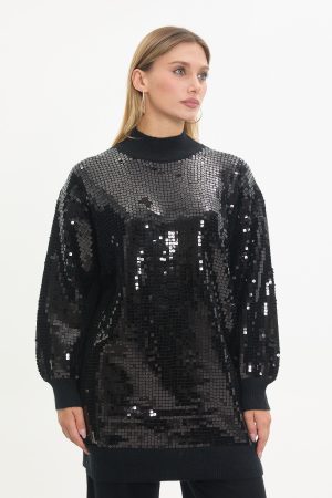 pul payetli triko kazak