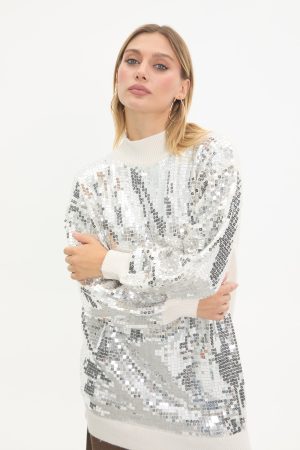 pul payetli triko kazak