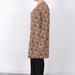 rahat kalıp günlük desenli karin bürümcük tunik