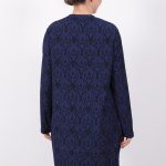 rahat kalıp günlük desenli karin bürümcük tunik