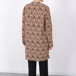 rahat kalıp günlük desenli karin bürümcük tunik