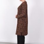 rahat kalıp günlük desenli karin bürümcük tunik