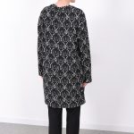 rahat kalıp günlük desenli karin bürümcük tunik