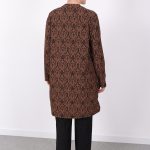 rahat kalıp günlük desenli karin bürümcük tunik