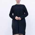 rahat kalıp günlük desenli karin bürümcük tunik