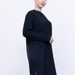 rahat kalıp günlük desenli karin bürümcük tunik