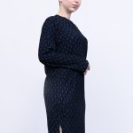 rahat kalıp günlük desenli karin bürümcük tunik