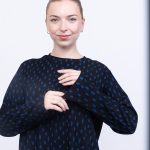 rahat kalıp günlük desenli karin bürümcük tunik