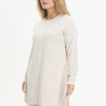 yanı Şifonlu kristal tunik