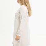 yanı Şifonlu kristal tunik