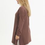 yanı Şifonlu kristal tunik