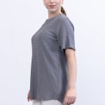 yazlık günlük rahat kalıp kısa kollu bürümcük bluz tişört