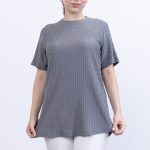 yazlık günlük rahat kalıp kısa kollu bürümcük bluz tişört