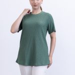 yazlık günlük rahat kalıp kısa kollu bürümcük bluz tişört