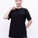 yazlık günlük rahat kalıp kısa kollu bürümcük bluz tişört