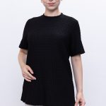 yazlık günlük rahat kalıp kısa kollu bürümcük bluz tişört