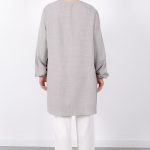 yazlık kadın tunik günlük İnce sofia keten kolyeli tunik