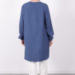 yazlık kadın tunik günlük İnce sofia keten kolyeli tunik