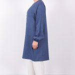 yazlık kadın tunik günlük İnce sofia keten kolyeli tunik