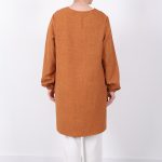 yazlık kadın tunik günlük İnce sofia keten kolyeli tunik