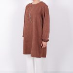 yazlık kadın tunik günlük İnce sofia keten kolyeli tunik