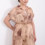 yazlık Şık cepli kolsuz düğmeli parlak kumaş gömlek elbise tunik yelek